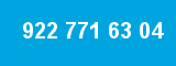 922 771 63 04 922 771 63 04